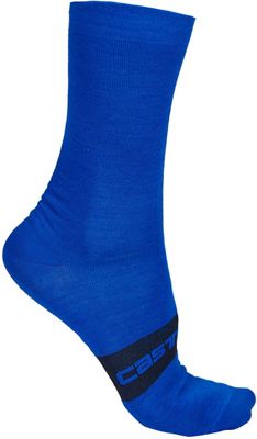 Castelli Wool 18 Sock - Surf Blue - S/M, Surf Blue